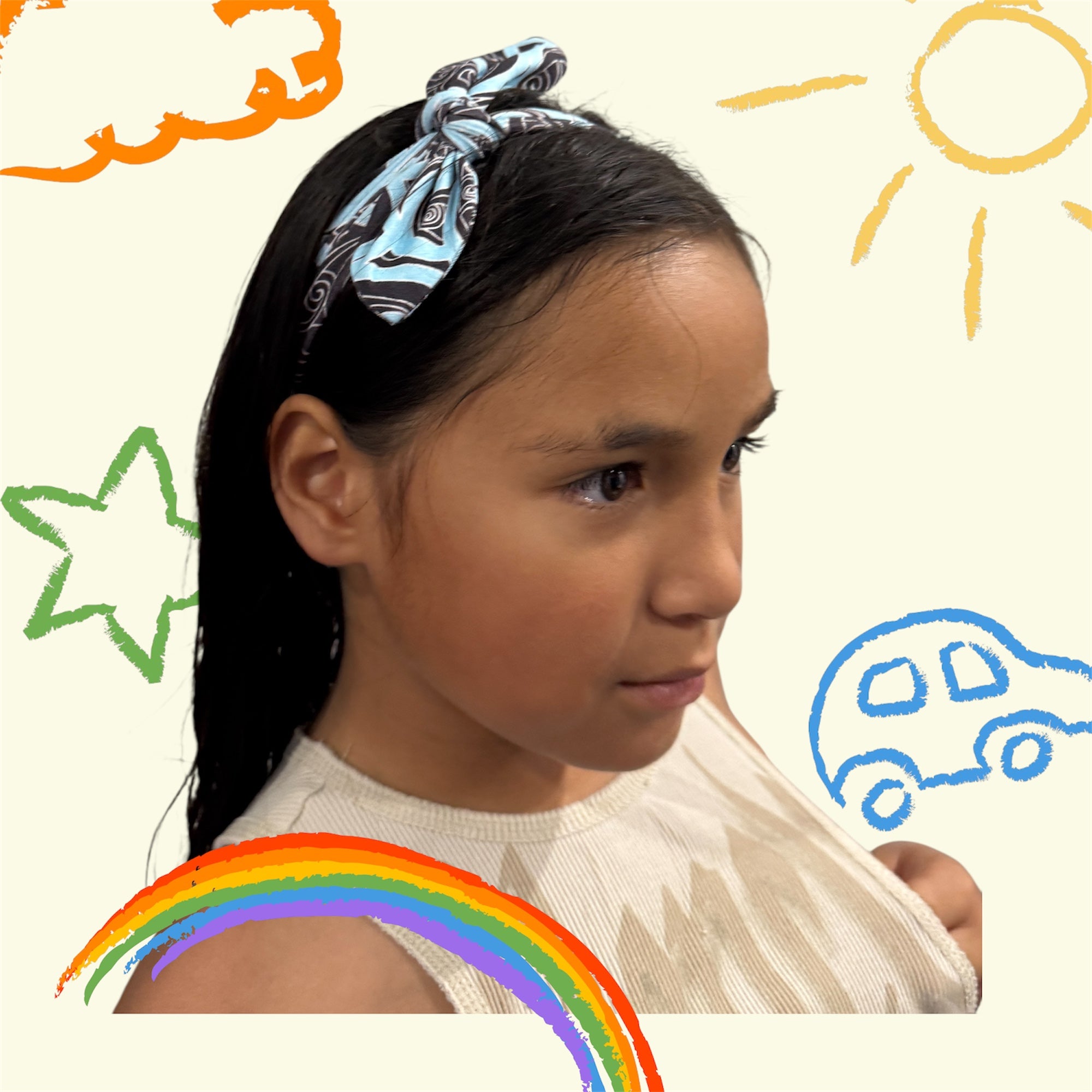 Clearance Headband doubles as Hair Tie