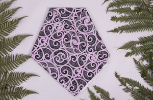 Beautiful baby swaddles using Maori designs from nz clothing company Emere.